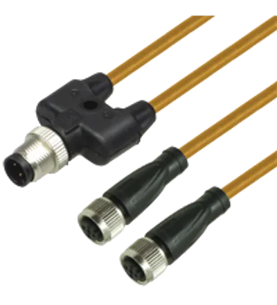 Pepperl Fuchs V1-G-OR0,6M-POC-T-V1-G – Y connection cable Pepperl Fuchs V1-G-OR0,6M-POC-T-V1-G – Y connection cable