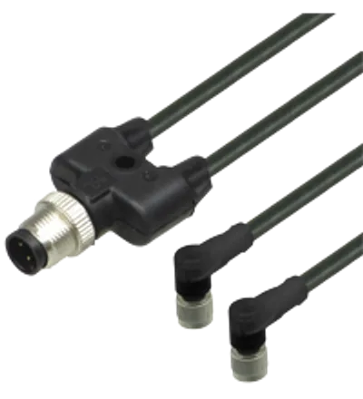 Y connection cable V3-WM-BK1,5M-PUR-U-T-V1-G