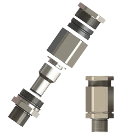Cable Glands, Metal, Barrier Glands for non-armored Cables CG.BN.*.*.*