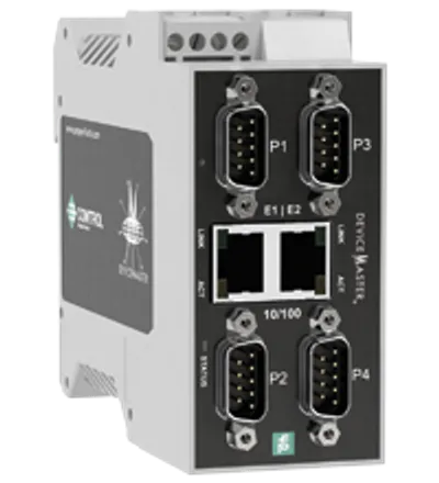 EtherNet/IP +Gateway ICDM-RX/EN-4DB9/2RJ45-DIN