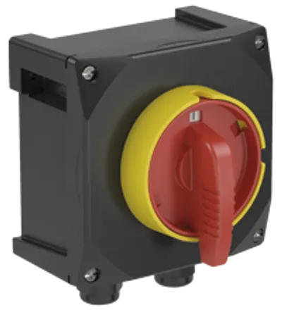 Safety Switch Ex e 25 A 3 Pole, GRP Enclosure SAF.P.025.3P.1NO.GR