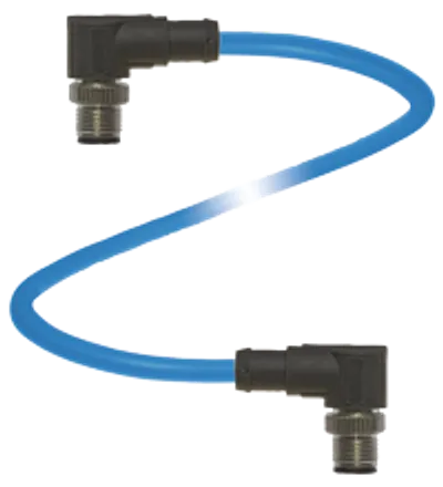 Connection cable, Ethernet V1SD-W-100M-PUR-ABG-V1SD-W