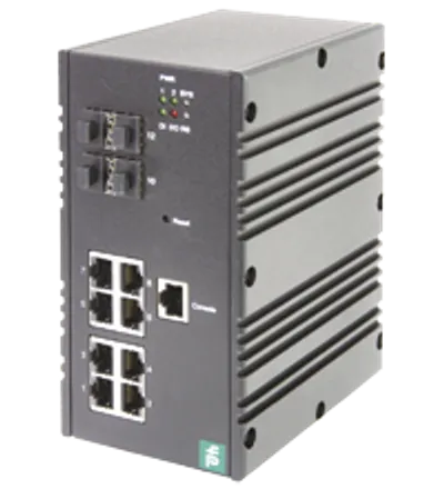 Ethernet switch managed gigabit ICRL-M-8RJ45/4SFP-G-DIN