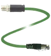 Connection cable, Ethernet V19SX-G-GN2,5M-PUR-E2S-V45-G — photo 1 of 4 Connection cable, Ethernet V19SX-G-GN2,5M-PUR-E2S-V45-G — photo 1 of 4