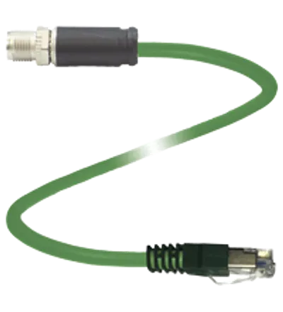Connection cable, Ethernet V19SX-G-GN15M-PUR-E2S-V45-G