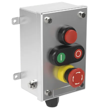Pepperl Fuchs LRS3.D.LRLX.DMMX.E4MX.C.1 – Control Unit Ex e, Stainless Steel, 3 Functions