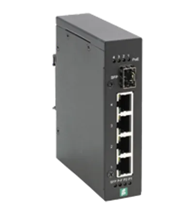 Pepperl Fuchs ICRL-U-4RJ45/SFP-PoE-G-DIN – Ethernet switch unmanaged PoE gigabit
