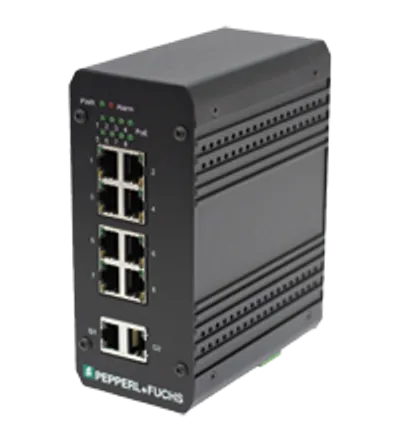 Ethernet switch unmanaged PoE voltage-boost switch ICRL-U-10RJ45-PoE-B-DIN