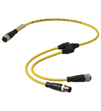 Y connection cable V1S/V1-YE0,15-PUR-A1-TEE-0,3-V1