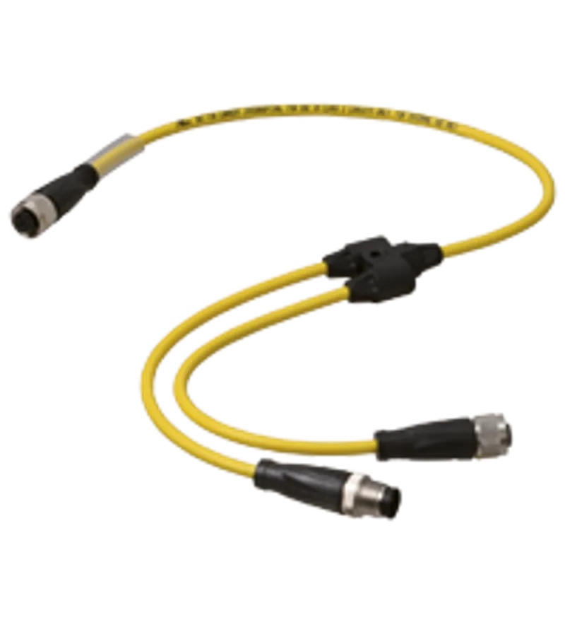 Pepperl Fuchs V1S/V1-YE0,15-PUR-A1-TEE-0,3-V1 – Y connection cable — photo 1 of 4