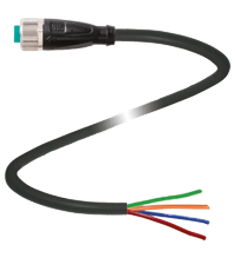 Female cordset V19-G-BK1M-PVC-U-YSTE — photo 1 of 4