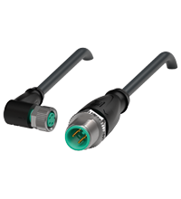Connection cable V31-WM-BK0,6M-PUR-U-V1-G