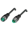 Connection cable, shielded V1-G-BK35M-PUR-U/ABG-V1-G — photo 1 of 4