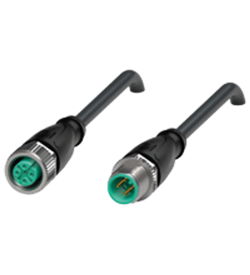 Connection cable, shielded V1-G-BK35M-PUR-U/ABG-V1-G — photo 1 of 4