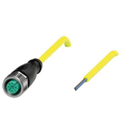 Female cordset V11-G-YE10M-PVC-U