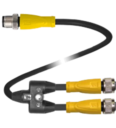Pepperl Fuchs V1-G-S-2M-T-0,6M-PUR-A-V1-G – Y connection cable Pepperl Fuchs V1-G-S-2M-T-0,6M-PUR-A-V1-G – Y connection cable