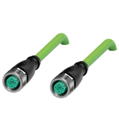 Pepperl Fuchs V1D-G-GN0,3M-PUR-E1S-V1D-G-Y70 – Connection cable, Ethernet