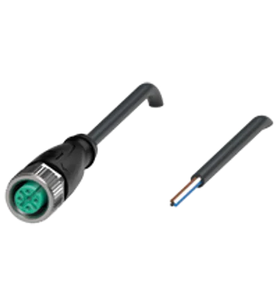 Female cordset V1-G-BK25M-PUR-U