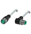 Connection cable, shielded V1-G-1,2M-PUR-ABG-V1-W — photo 1 of 4