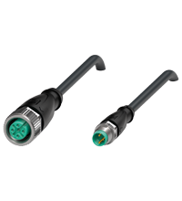 Connection cable V11-G-BK1,5M-PUR-U-V3-GM — photo 1 of 4