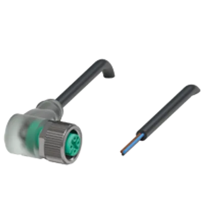 Female cordset V1-W-E2-BK5M-PUR-U