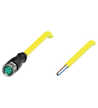 Female cordset V31-GM-YE10M-PVC-U