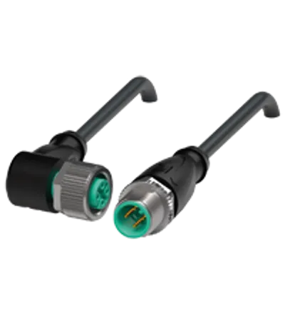 Connection cable V1-W-BK10M-PUR-U-V1-G