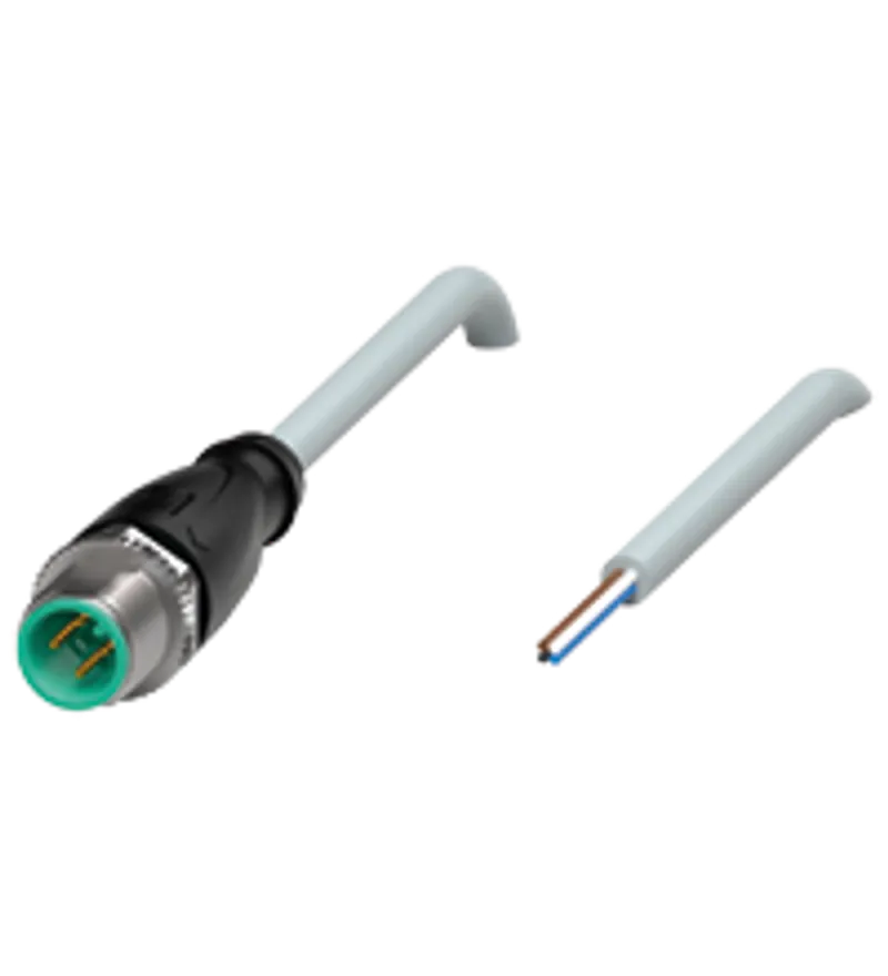 Cable connector V1S-G-0,4M-PUR — photo 1 of 4