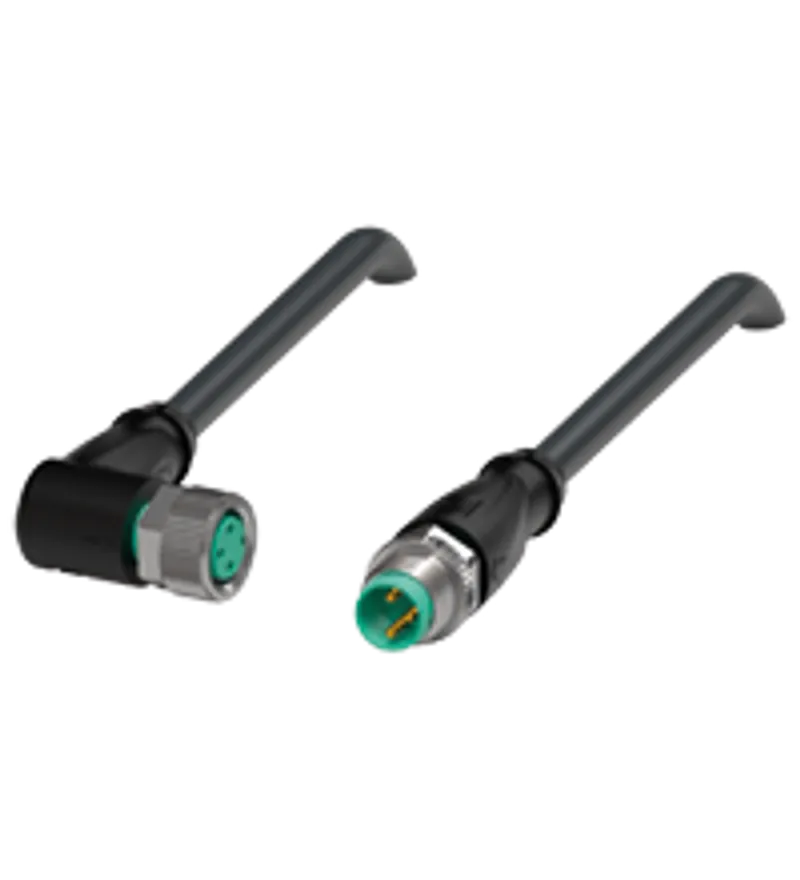 Female cordset V3-WM-BK3M-PUR-U-V3-GM — photo 1 of 4