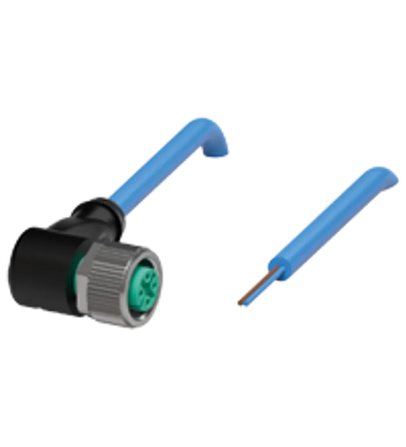 Cable connector, NAMUR V1-W-N-2M-PUR — photo 1 of 4