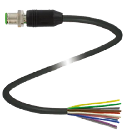 Pepperl Fuchs V112S-G-BK20M-PUR-ABG – Cable connector, shielded Pepperl Fuchs V112S-G-BK20M-PUR-ABG – Cable connector, shielded