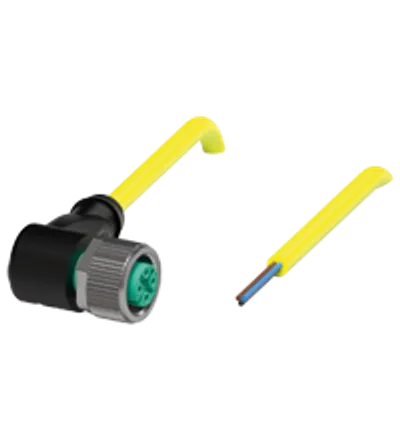 Female cordset V11-W-YE2M-PVC-U
