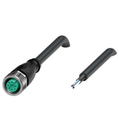 Cable socket, shielded V15-G-BK10M-PUR-U/ABG