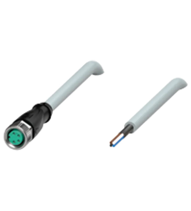 Cable socket, shielded V31-GM-1,5M-PUR-ABG — photo 1 of 4