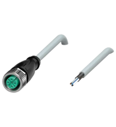 Cable socket, shielded V15-G-4M-PUR-ABG