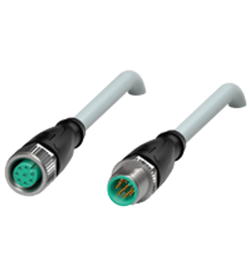 Connection cable, shielded V19-G-1,8M-PUR-ABG-V19-G — photo 1 of 4