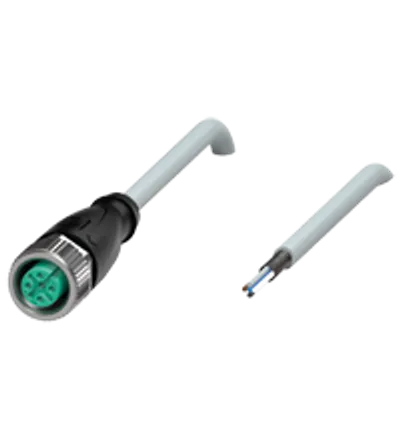 Pepperl Fuchs V15-G-5M-PVC-ABG – Cable socket, shielded