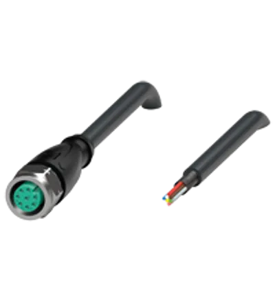 Pepperl Fuchs V19-GV4A-3M-PUR-ABG0 – Cable socket, shielded