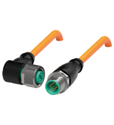 Connection cable V1-W-OR0,6M-PUR-A1-V1-G