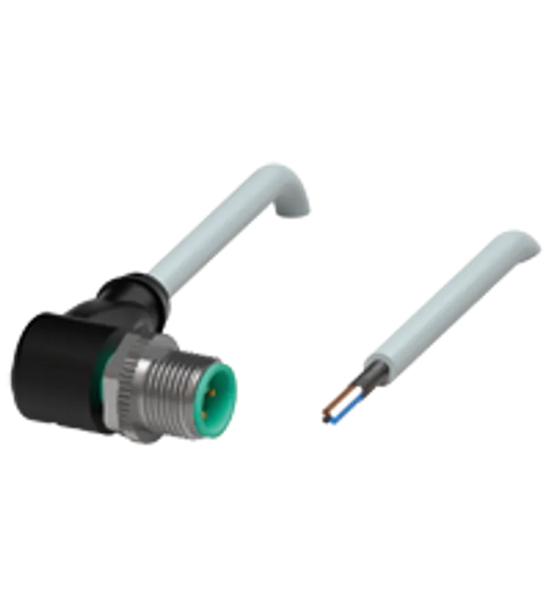 Cable connector, shielded V1S-W-10M-PUR-ABG0 — photo 1 of 4
