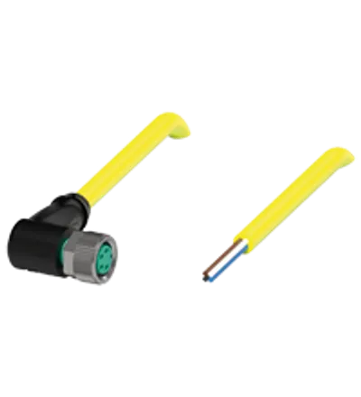 Female cordset V31-WM-YE2M-PVC-U