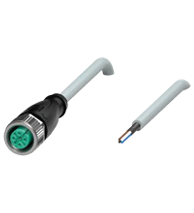 Cable socket, shielded V1-G-3M-PUR-ABG0