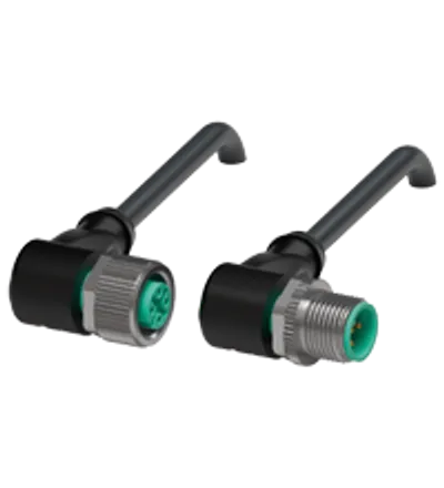Connection cable V15-W-BK0,3M-PUR-U-V15-W