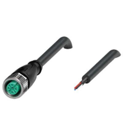 Cable socket, shielded V15-G-BK10M-PUR-O2/CAN