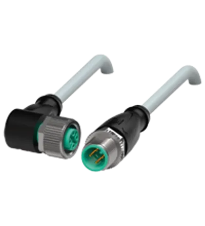 Connection cable, shielded V1-W-10M-PUR-ABG-V1-G