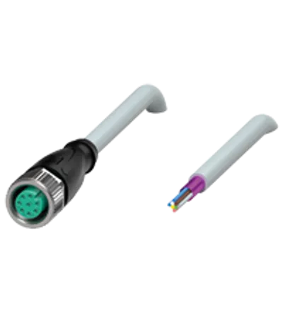 Pepperl Fuchs V17-G-20M-PUR – Cable socket, shielded