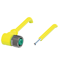 Female cordset V15-W-S-YE0,6M-PUR-A1