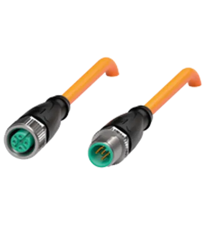 Connection cable V15-G-OR5M-PUR-A1-V15-G