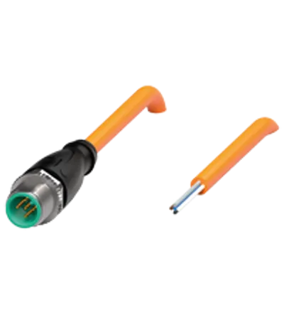 Cable connector V15S-G-OR5M-PUR-A1