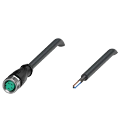 Cable socket, shielded V31-GM-BK2M-PUR-U/ABG